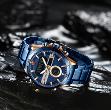 Cargar imagen en el visor de la galería, RELOJ CURREN ROYAL TIME AZUL