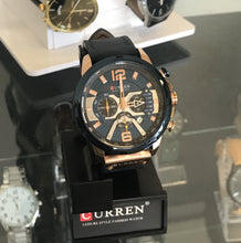 Cargar imagen en el visor de la galería, Reloj Curren Crown azul