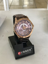 Cargar imagen en el visor de la galería, Reloj Curren Week Ocre Rojo