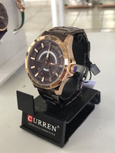 Cargar imagen en el visor de la galería, Reloj Curren Week Ocre Rojo