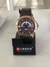 Cargar imagen en el visor de la galería, Reloj Curren Week Ocre Rojo