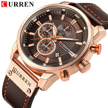 Cargar imagen en el visor de la galería, RELOJ CURREN CENTURY CAFE OSCURO