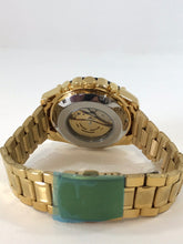 Cargar imagen en el visor de la galería, RELOJ SKULL AUTOMATICO DORADO