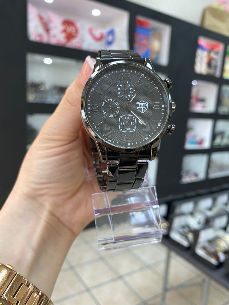 Reloj discount metalico negro