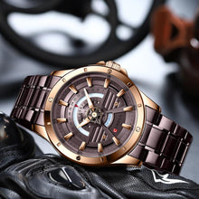 Cargar imagen en el visor de la galería, Reloj Curren Week Ocre Rojo