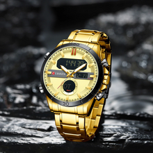 Cargar imagen en el visor de la galería, RELOJ CURREN ROYAL TIME DORADO