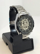 Cargar imagen en el visor de la galería, RELOJ SKULL AUTOMATICO PLATEADO