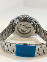 Cargar imagen en el visor de la galería, RELOJ SKULL AUTOMATICO PLATEADO