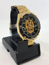 Cargar imagen en el visor de la galería, RELOJ SKULL AUTOMATICO DORADO