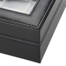 Cargar imagen en el visor de la galería, ESTUCHE JOYERO RELOJERO GRIS CON NEGRO