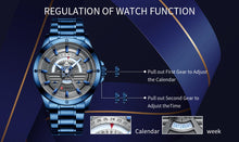 Cargar imagen en el visor de la galería, Reloj Curren Week Azul