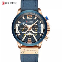 Cargar imagen en el visor de la galería, Reloj Curren Crown azul