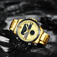 Cargar imagen en el visor de la galería, RELOJ CURREN ROYAL TIME DORADO