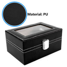 Cargar imagen en el visor de la galería, ESTUCHE PARA 3 RELOJES NEGRO BEIGE