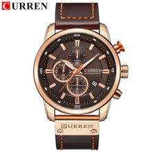 Cargar imagen en el visor de la galería, RELOJ CURREN CENTURY CAFE OSCURO