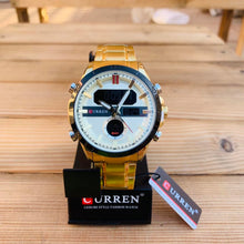 Cargar imagen en el visor de la galería, RELOJ CURREN ROYAL TIME DORADO