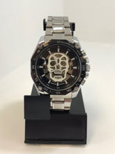 Cargar imagen en el visor de la galería, RELOJ SKULL AUTOMATICO PLATEADO