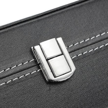 Cargar imagen en el visor de la galería, ESTUCHE PARA 12 RELOJES NEGRO BEIGE