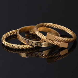 SET PULSERAS NATTY GOLD