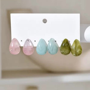 Arete Drop&nbsp;Colores Variados
