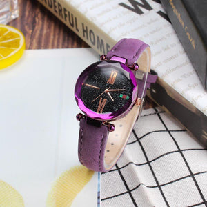 Reloj flag morado