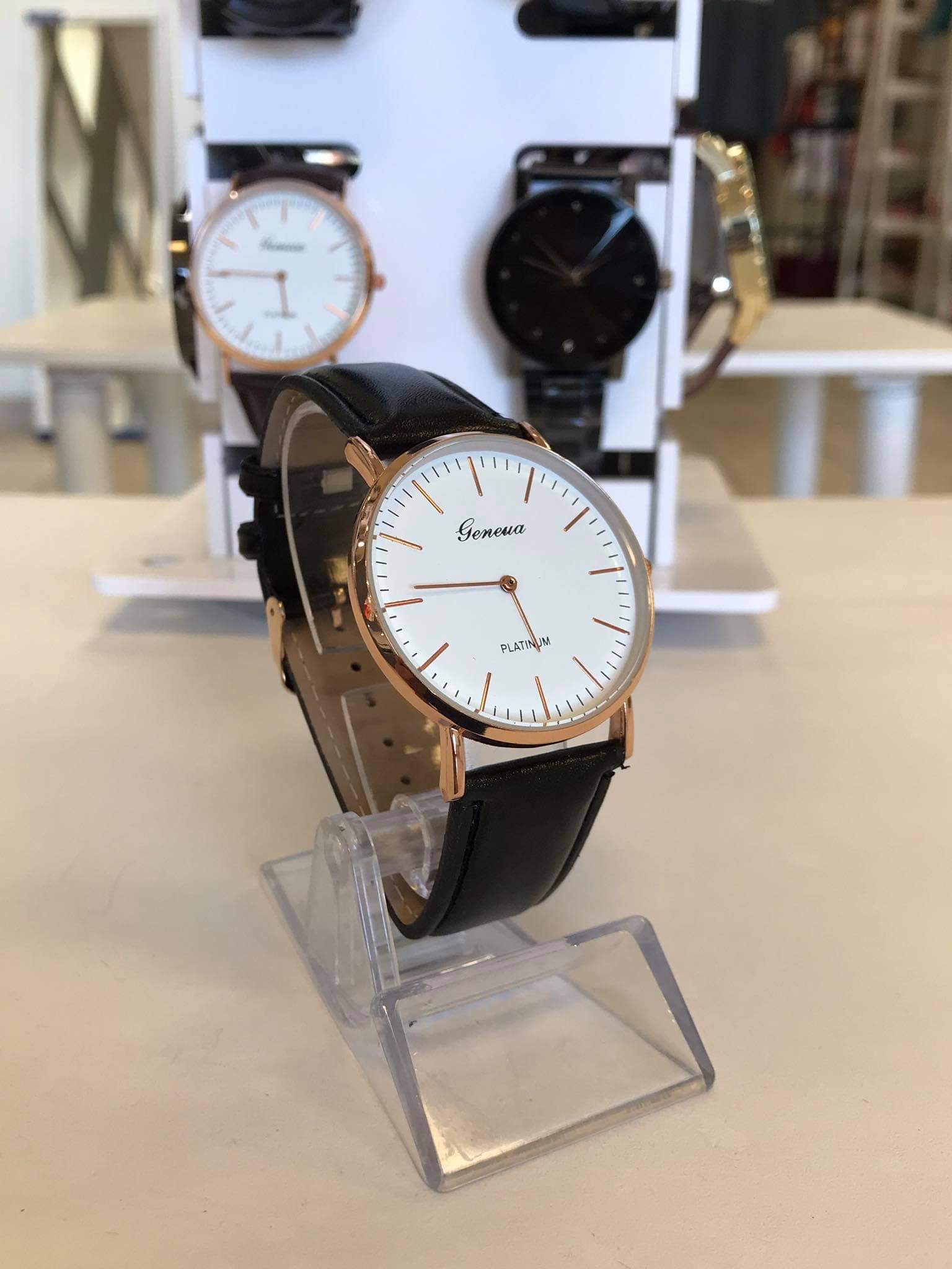 Marca Geneva En Reloj Reloj Geneva Platinum Negro