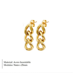 Aretes Praga Dorados