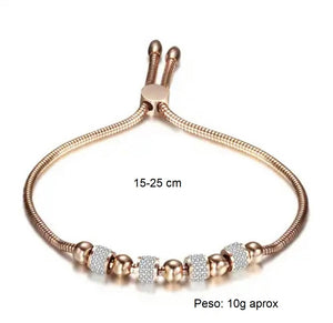 Pulsera Panda Brillos Rose