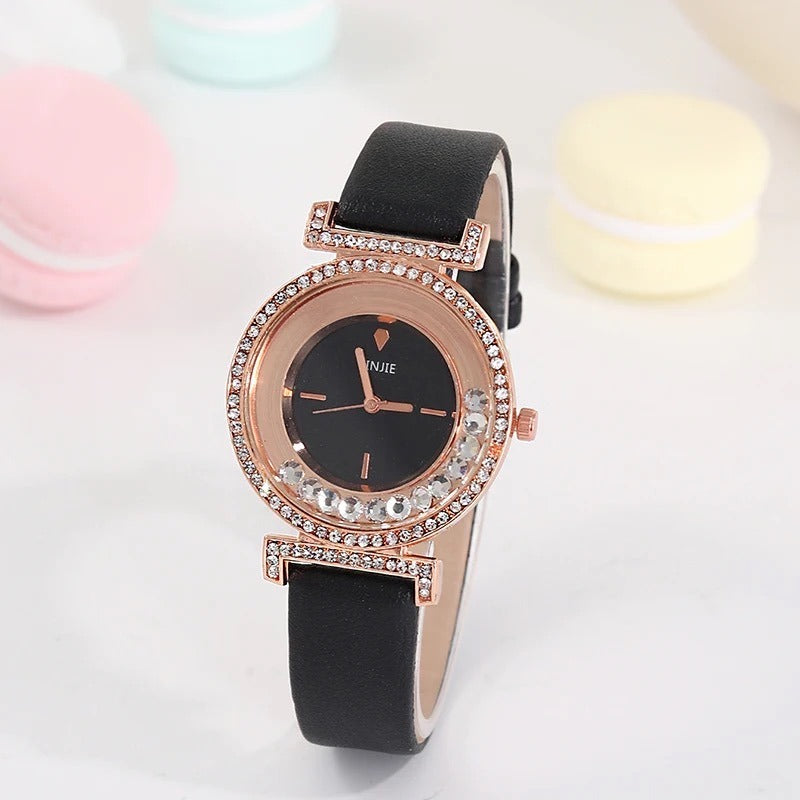 Reloj Lin Perlas Negro