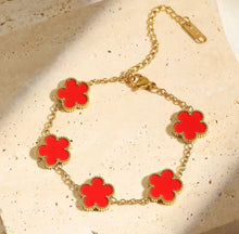 Cargar imagen en el visor de la galería, Pulsera Trebol De 5 Hojas
