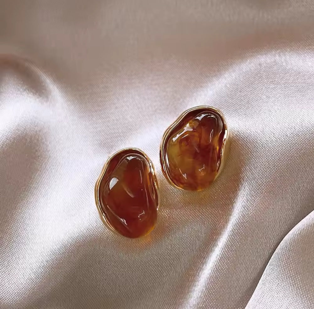 Arete Gotas De Ambar