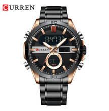 Cargar imagen en el visor de la galería, RELOJ CURREN ROYAL TIME NEGRO
