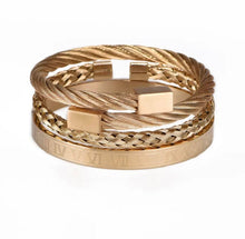 Cargar imagen en el visor de la galería, SET PULSERAS NATTY GOLD
