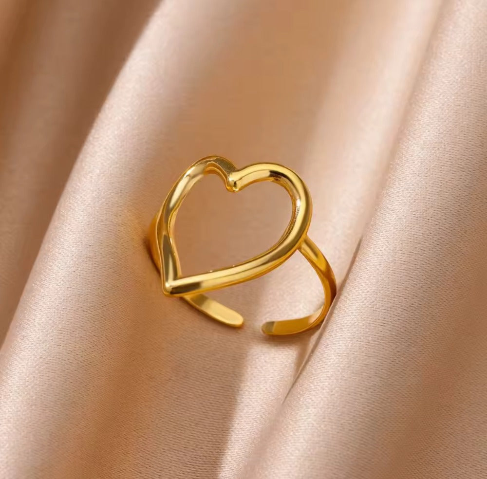 Anillo Corazon Abstracto
