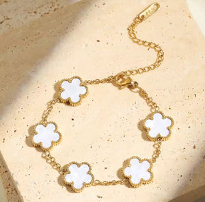 Pulsera Trebol De 5 Hojas