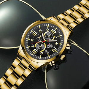 RELOJ DEYROS OXFORD DORADO