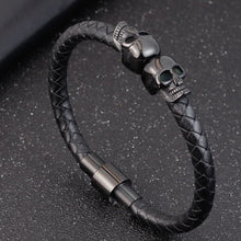 Cargar imagen en el visor de la galería, PULSERA TWIN SKULL
