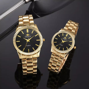 RELOJ GREALY DORADO