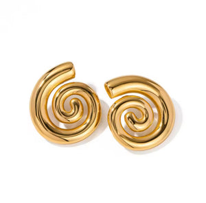 Arete Caracol Dorado