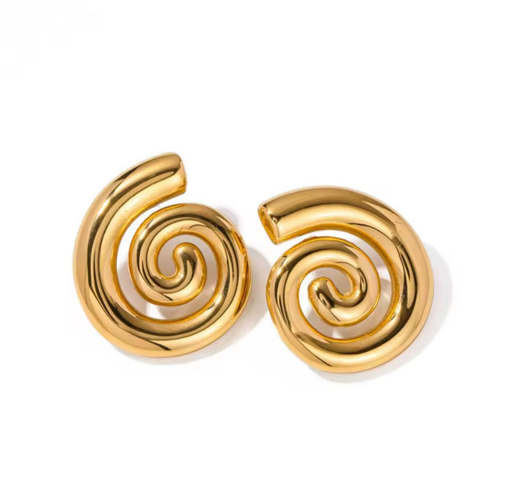 Arete Caracol Dorado