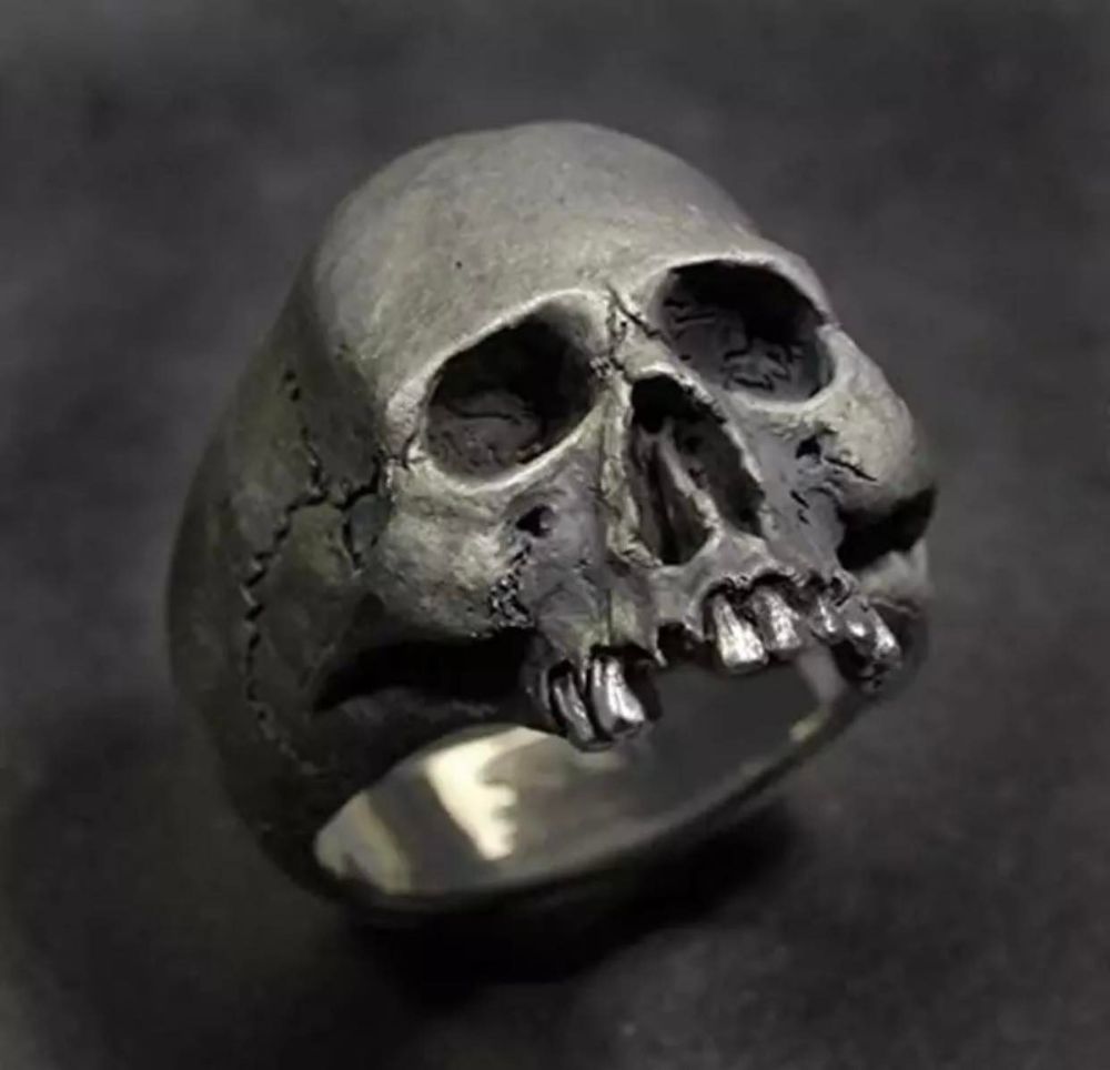 ANILLO SKULL ANTIGUO